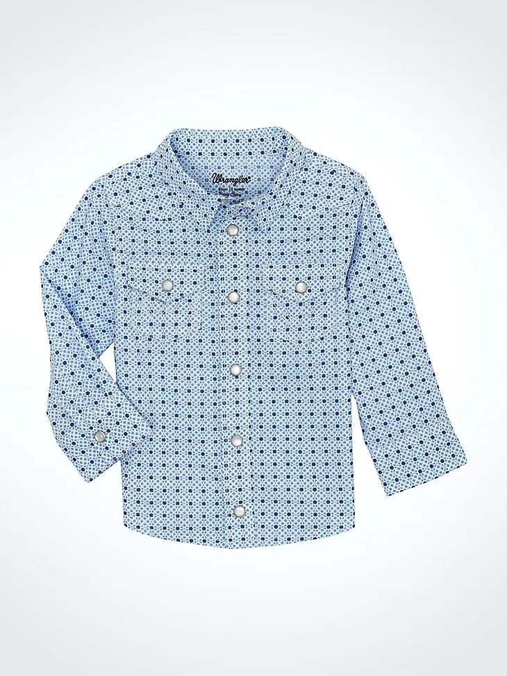 Wrangler Infant/Toddler Boy's Snap Front Shirt.