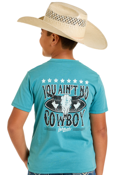 Rock & Roll Cowboy Boy's Skull Tee BB21T06792
