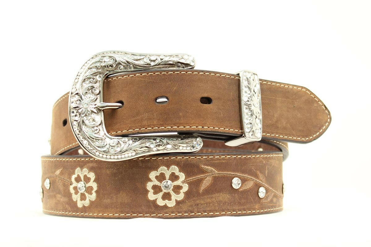 slim fit dress slacks SALE!! Nocona Belt Co. Girls Bling Belt w/ Cross Conchos – Tack N More main image 1