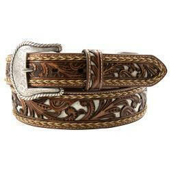Nocona Men's Scrolling Filigree Western Belt N210009602 | Corral