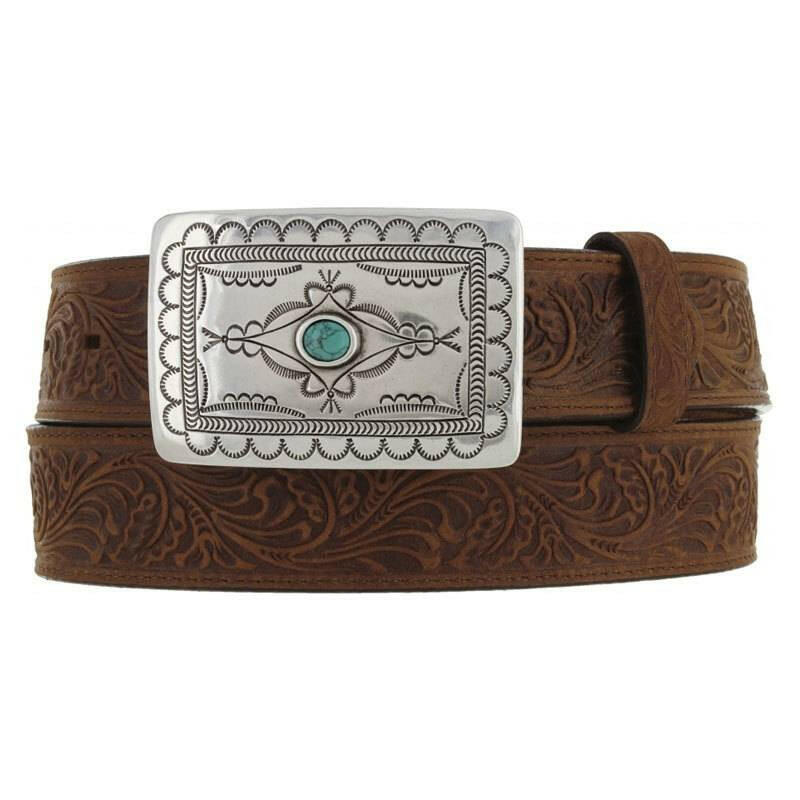 Tony Lama women’s brown belt Tony Lama Womens Sedona Concho Belt – Texas Boot Company main image 4