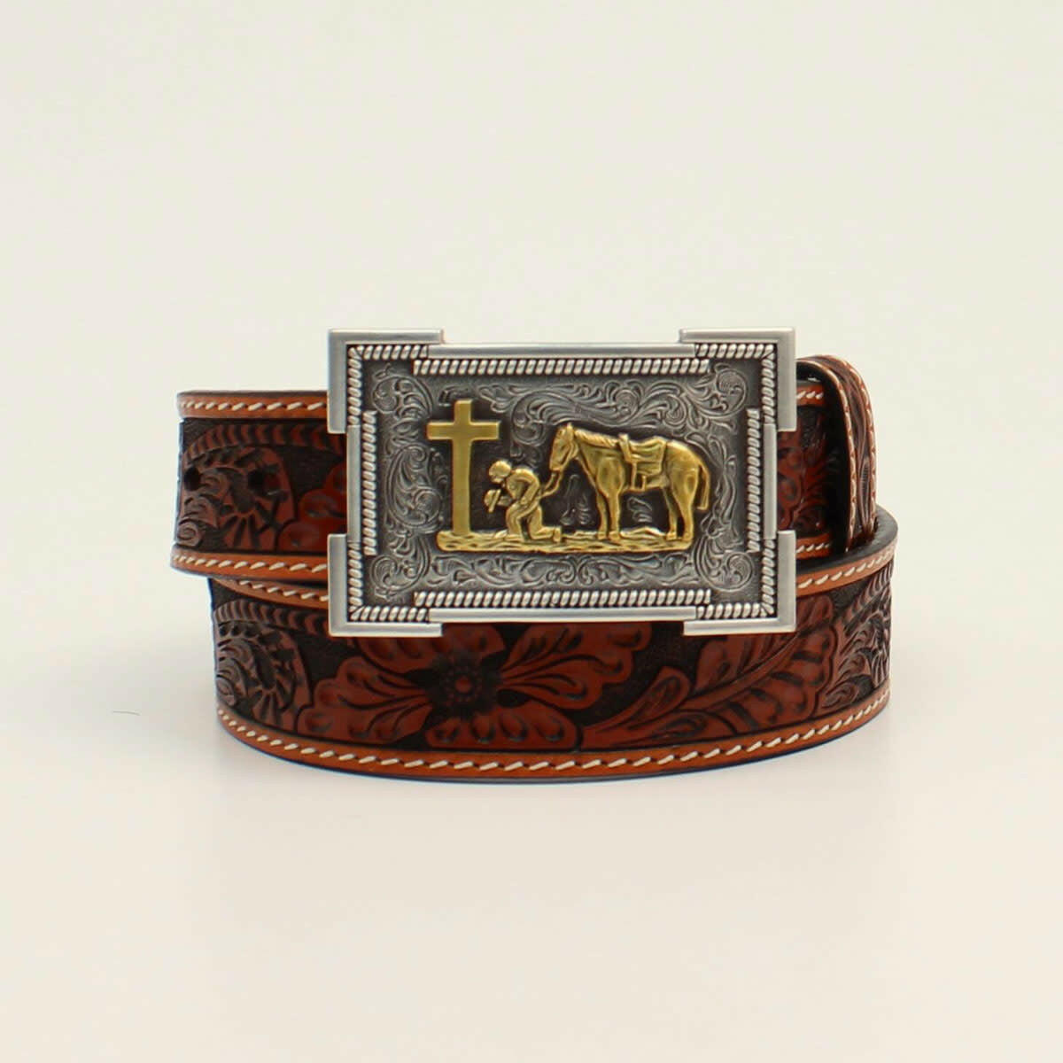 3D Belt Co Boy's Cowboy Prayer Belt D120001808 Corral Western Wear