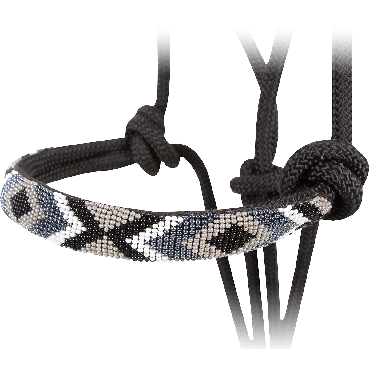 Rope Halter w Beaded Noseband.