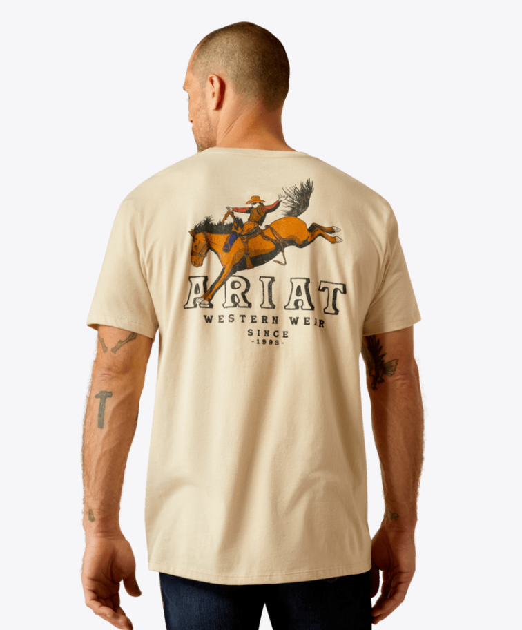 Ariat Men's Bronc Ridin Heritage Tee 10054835 | Corral Western Wear
