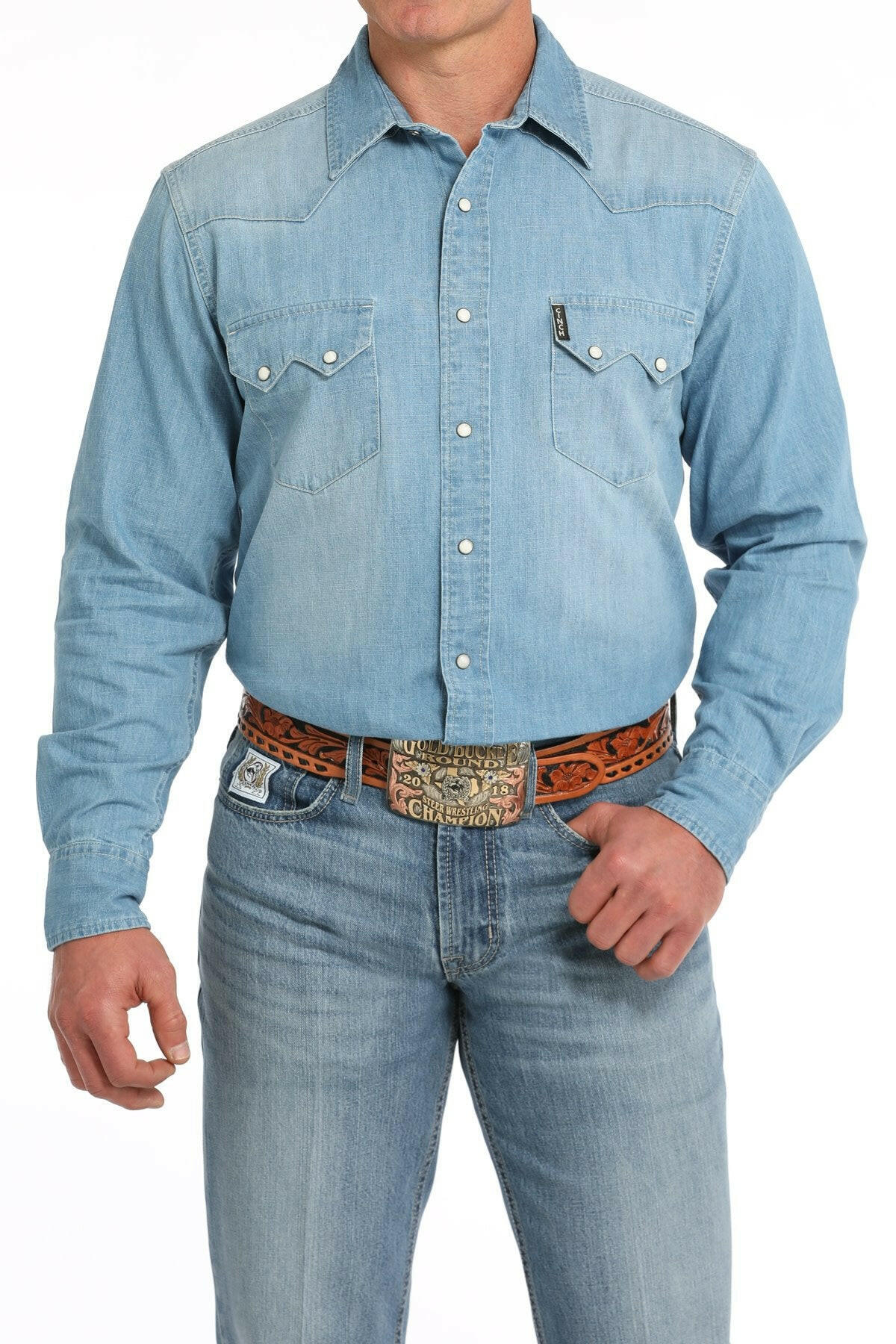 Cinch Men's Multi Long Sleeve Western Snap Shirt