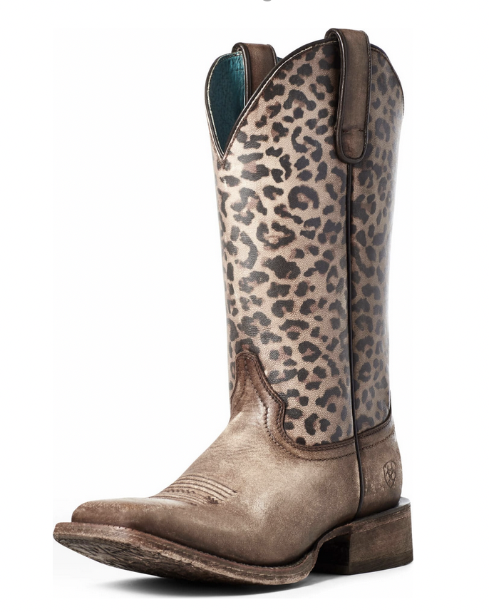 Ariat Ladies Circuit Savannah Leopard Boot.