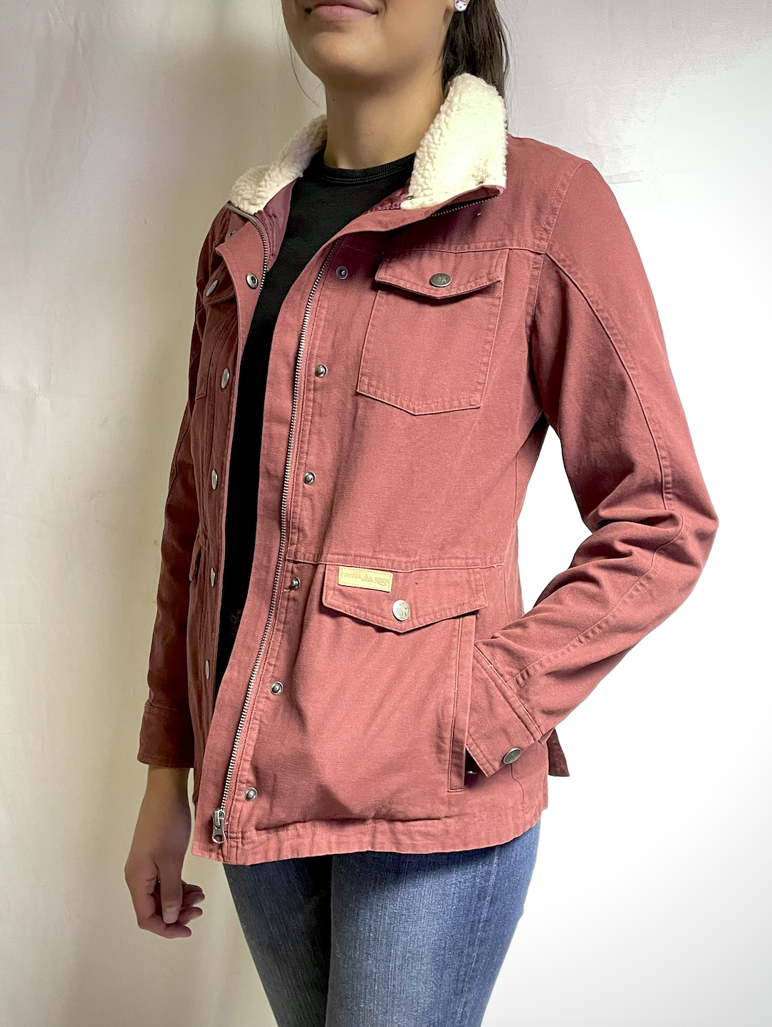 Ron Herman レディース ミリタリージャケット XS 0519 Panhandle Women's Wine Military Jacket PRWO92RZYO C4 | Corral