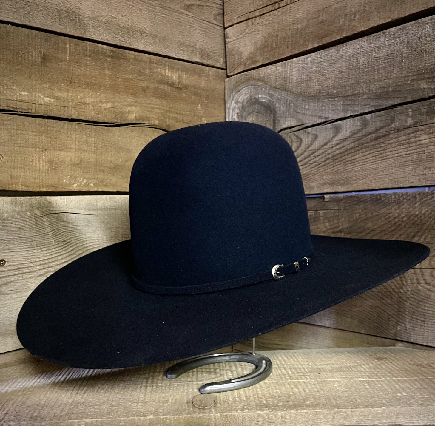 Rodeo King 7X Navy Open Crown Hat | Corral Western Wear