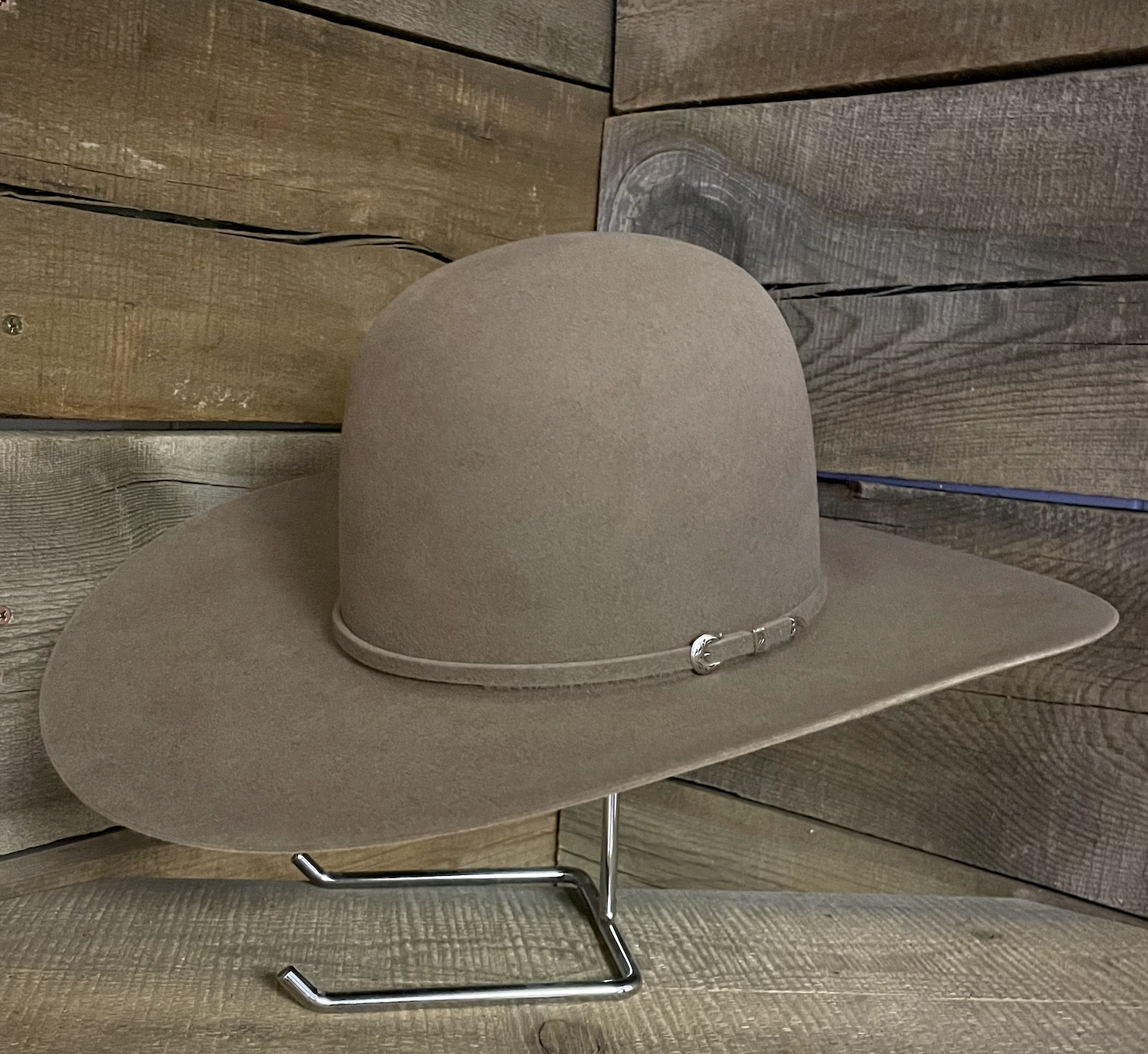 Rodeo King 7X Pecan 4 1/2 Open Crown Felt Hat | Corral Western Wear