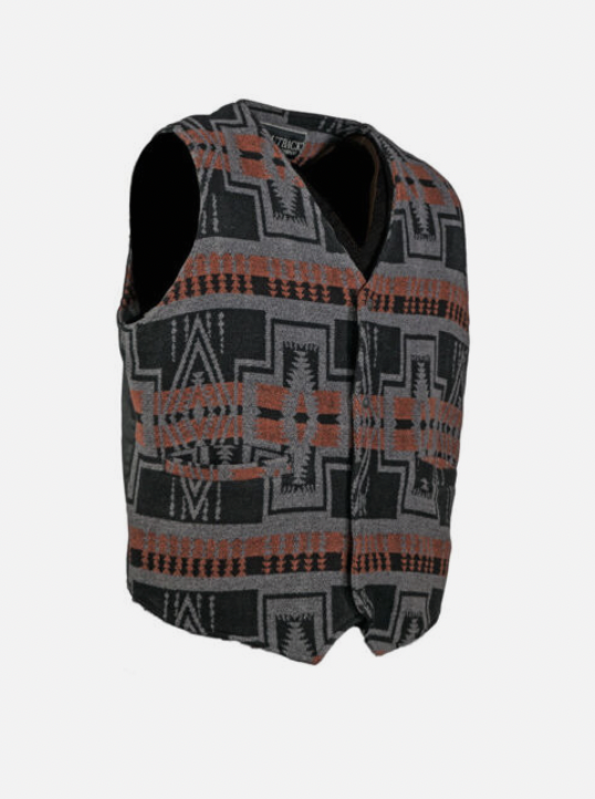 Outback Trading Men's Owen Vest 29737-GRY C4