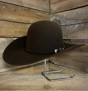 American 20x Chocolate Open Felt Hat.