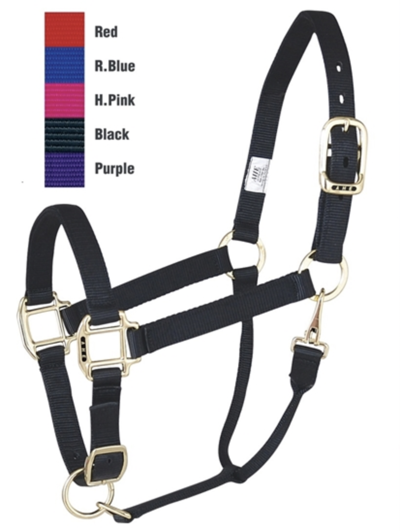 AHE Nylon Adjustable Horse Halter.