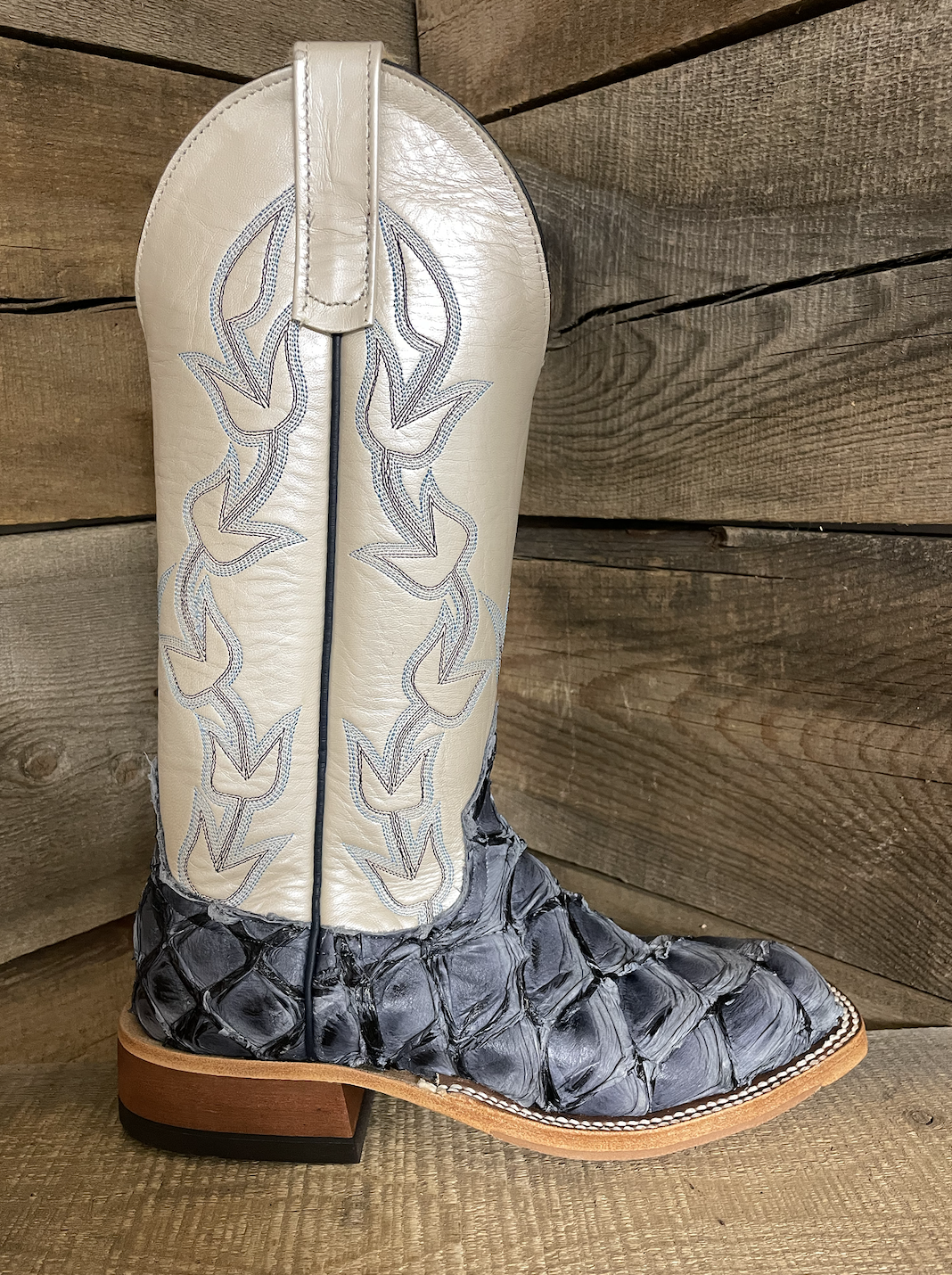 Anderson Bean Women's Navy Bass Boot.