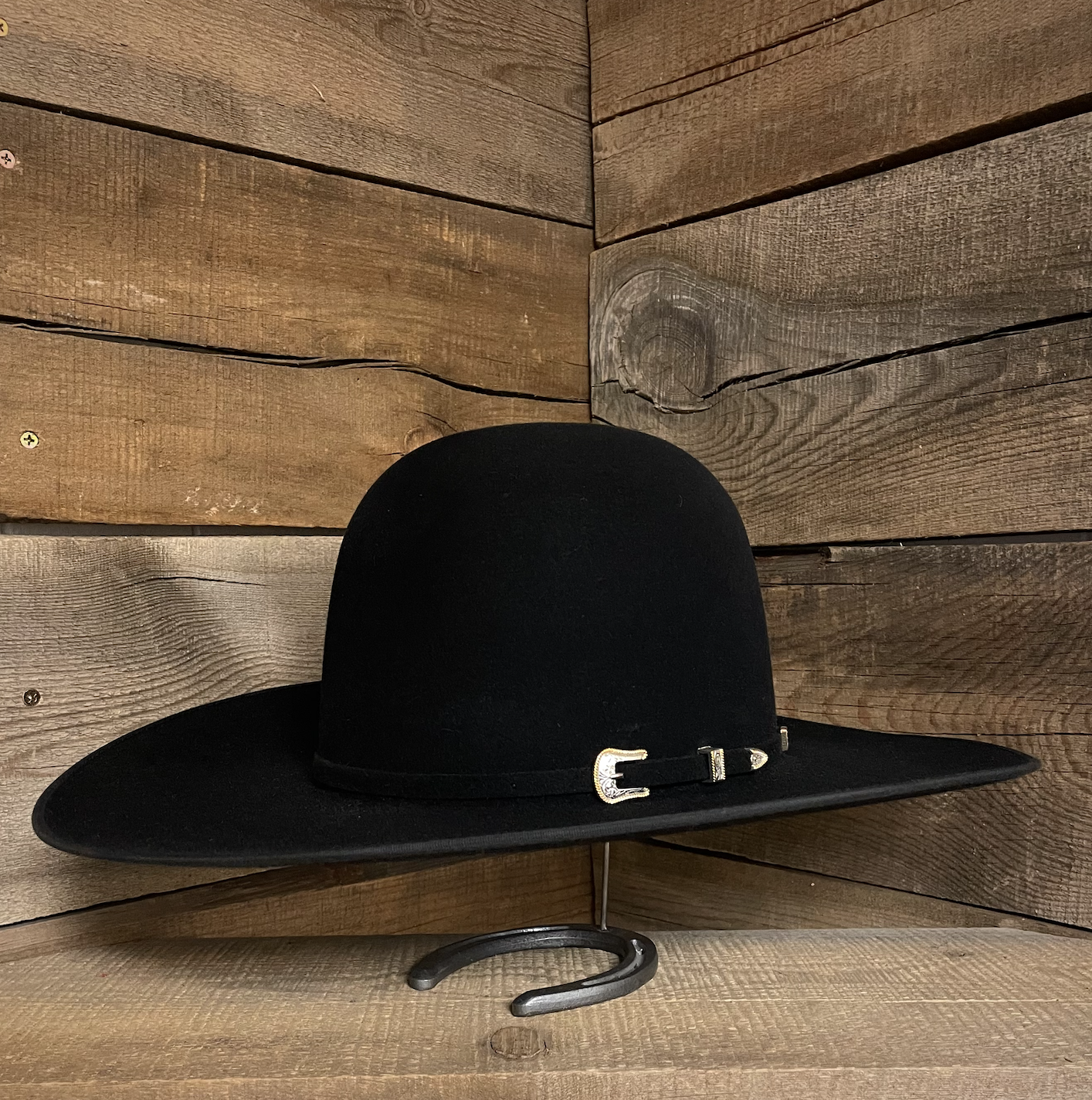 NW Black felt hat 200g Heavy Weight Wool Felt Capeline Hat Body for Millinery  main image 3