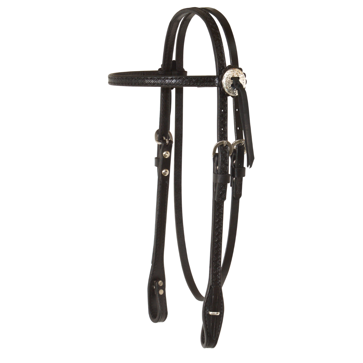 Circle Y Julie Goodnight Black Browband Headstall 0269-1218