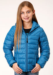 Roper Girl's Teal Puffer Jacket 03-298-0693-6139