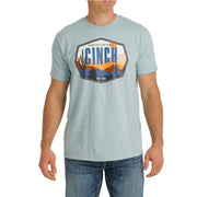 Cinch Men's Turquoise Desert Graphic Tee MTT1690496
