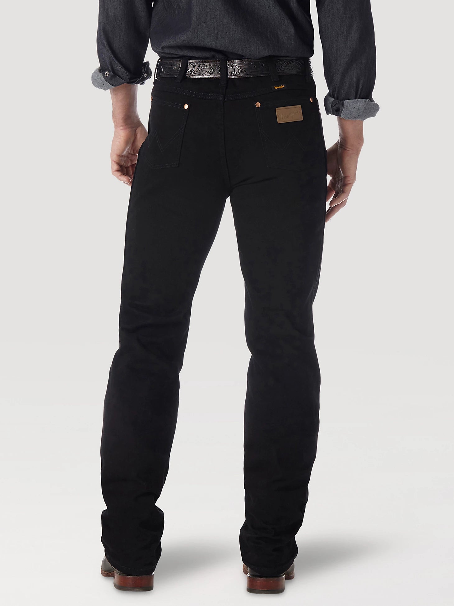 WRANGLER - Vtg 90s Vintage Slim Fit Cowboy Cut Black WRANGLER - Vtg 90s Vintage Slim Fit Cowboy Cut Black