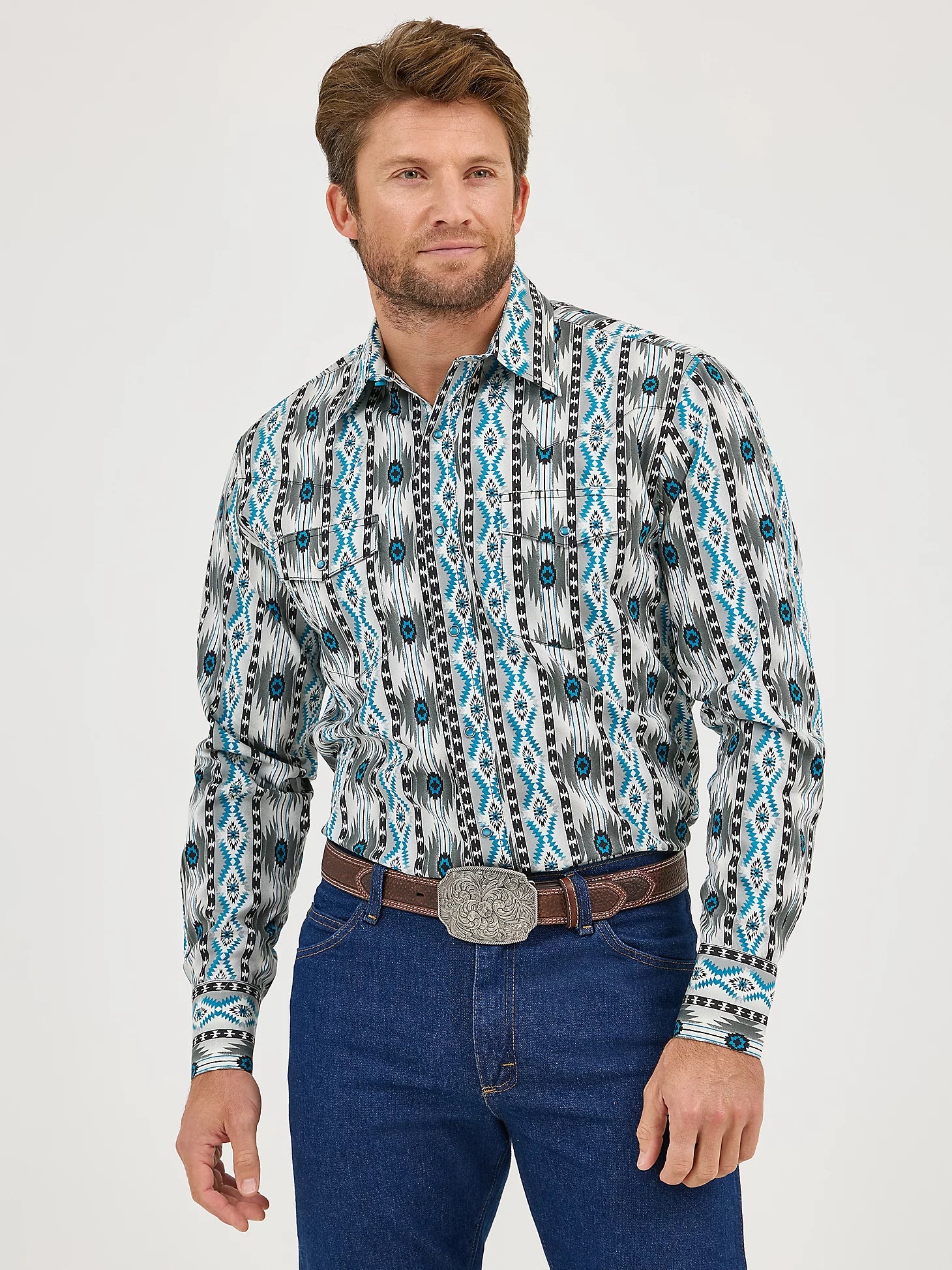 Wrangler Men's Checotah Snap Front Shirt