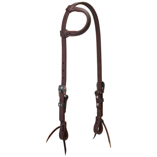 Weaver Working Tack Chevron Single Ear Headstall 10-0612