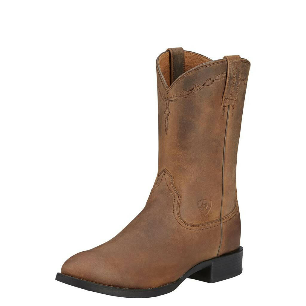 Ariat Men's Distressed Heritage Roper Boot.