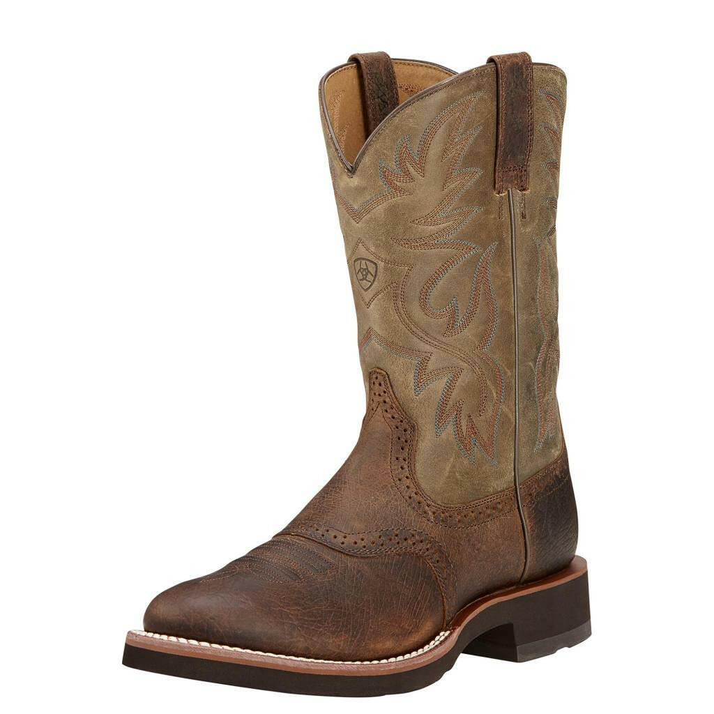 Ariat Men's Earth Brown Heritage Crepe Boot.