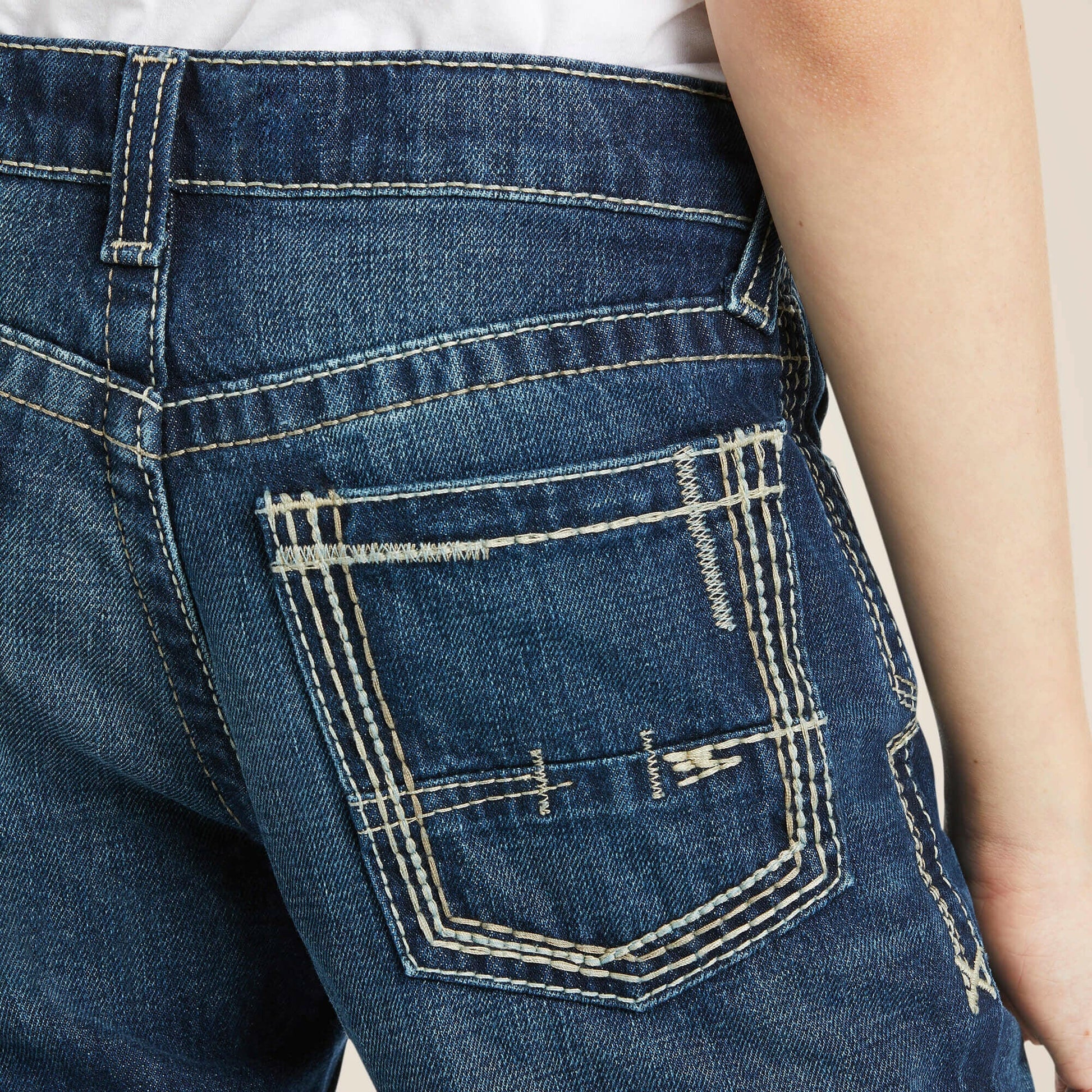 Ariat Boy's B5 Slim Boundary Stackable Straight Leg Jean.