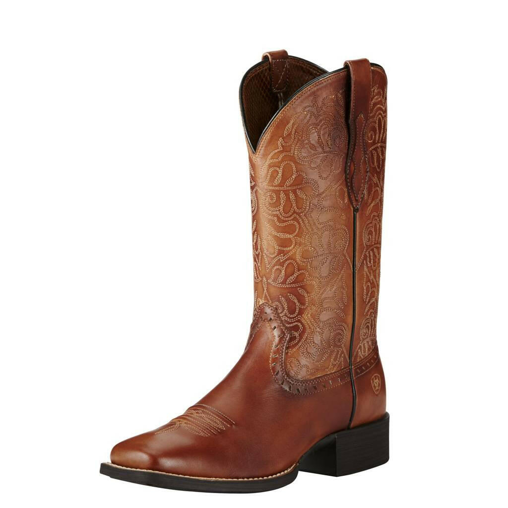 Ariat Ladies Brown Round Up Remuda Boot.