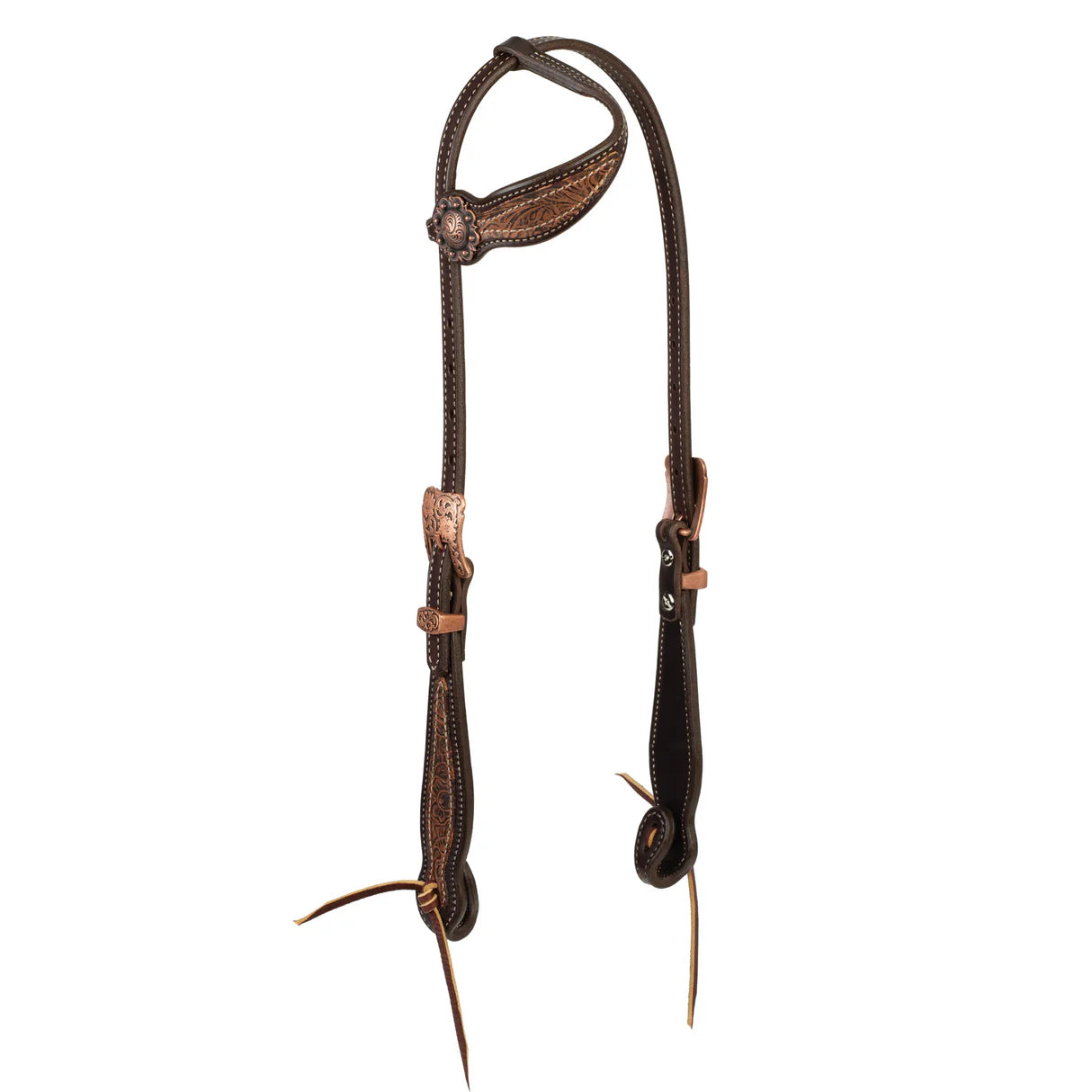 Weaver Western Floral Sliding Ear Headstall 10024-01-16
