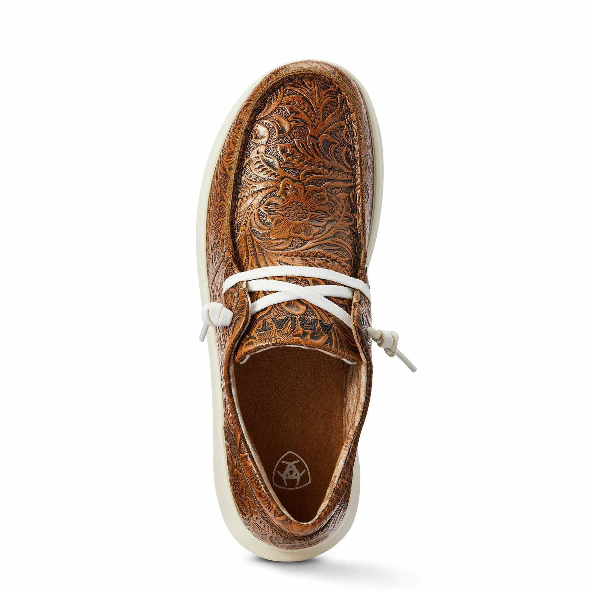 Ariat Ladies Floral Embossed Hilo Shoe.