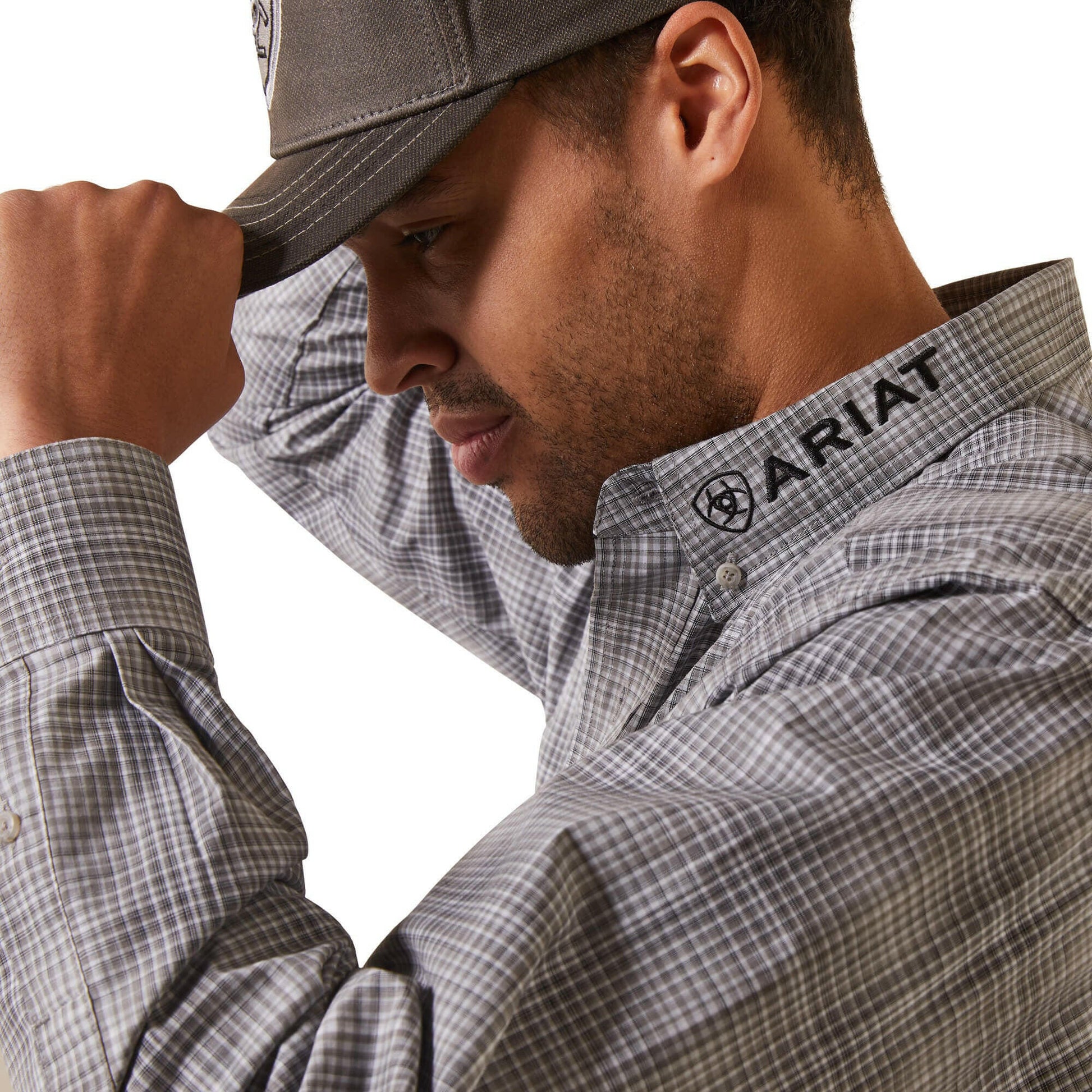 Ariat Men's Pro Series Team Houston Classic Fit Button Down Shirt.