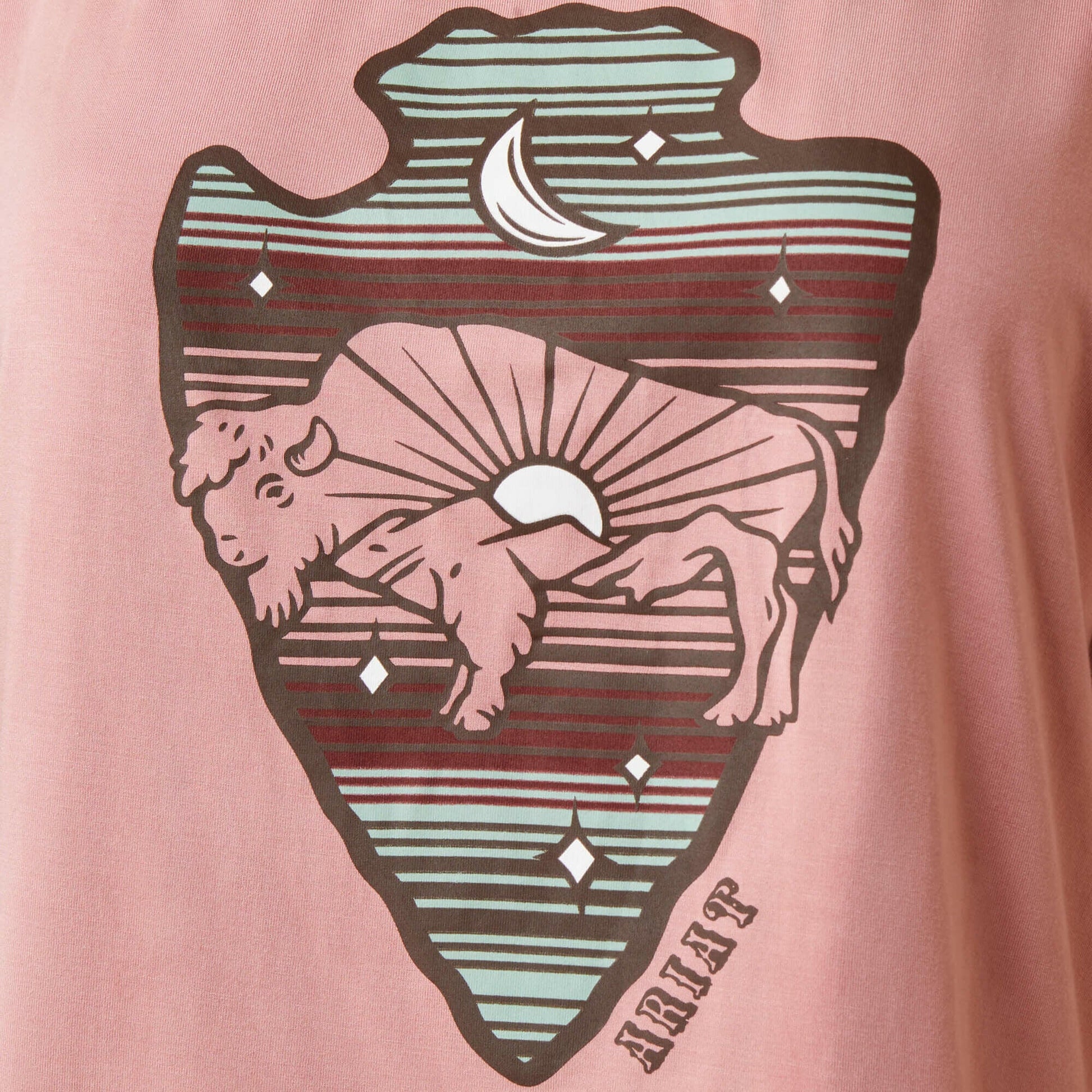 Ariat Women's Buffalo Rising Tee Size XS.