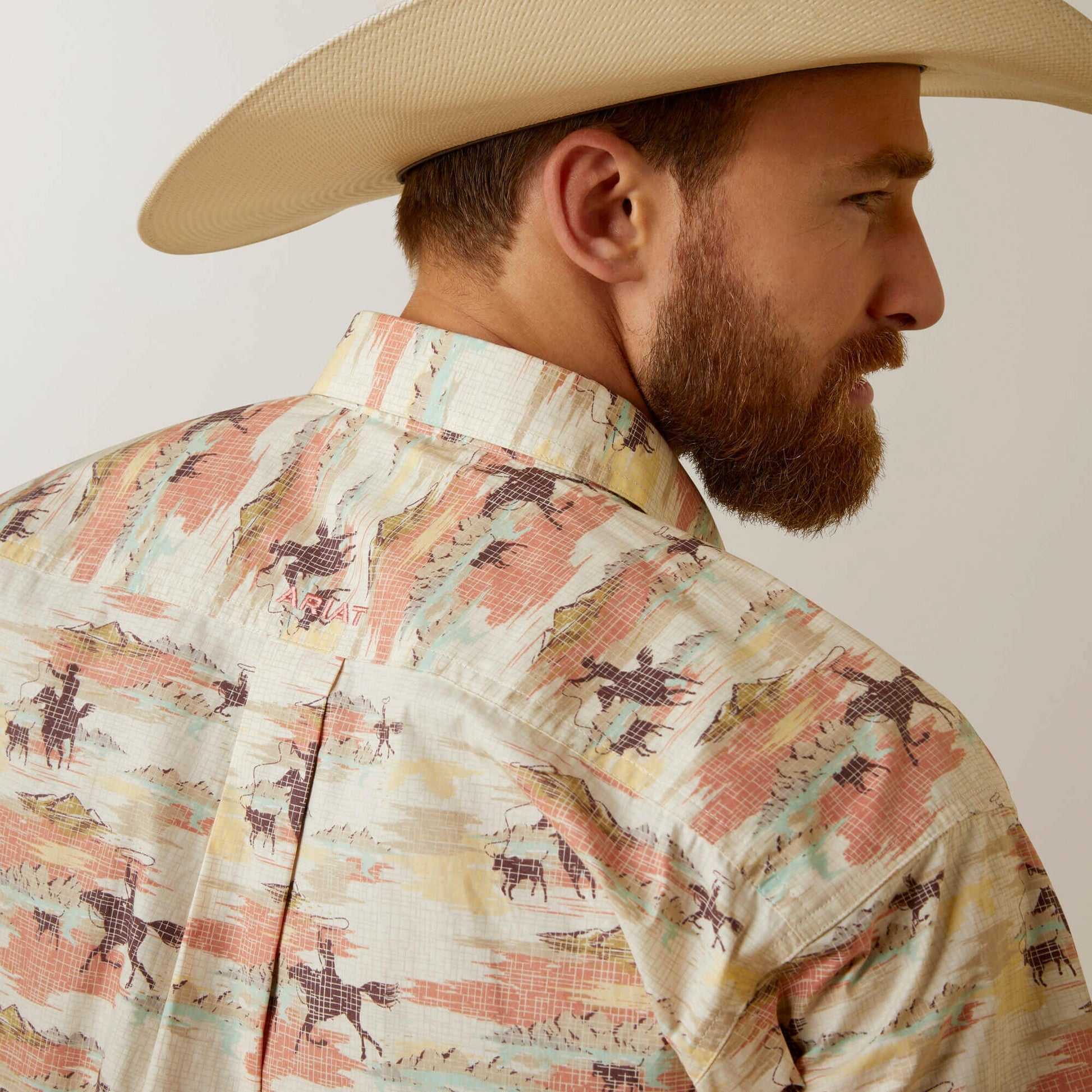 Ariat Men's August Classic Fit Button Down Shirt C3.