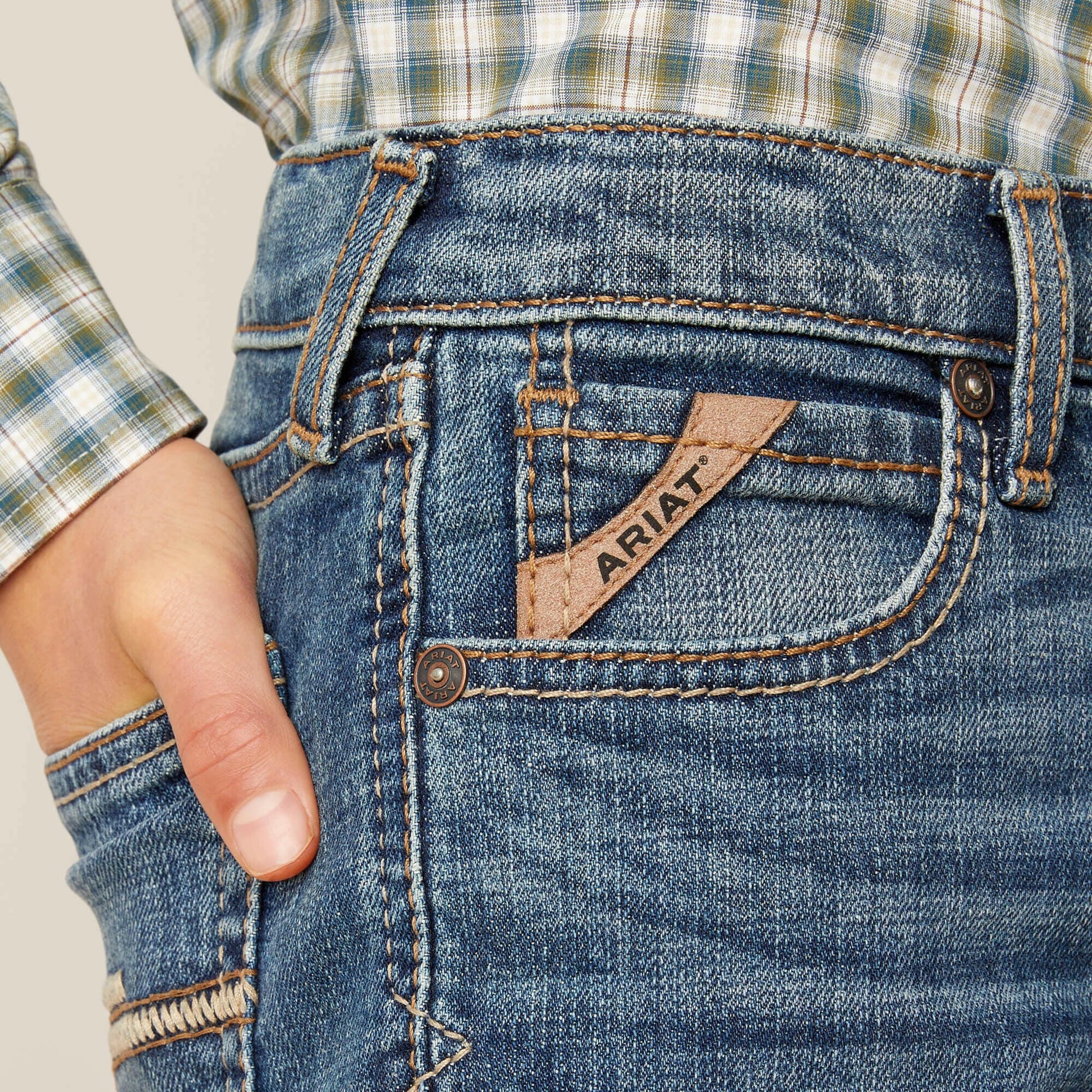 Ariat Boy'S B5 Slim Paul Straight Jean.