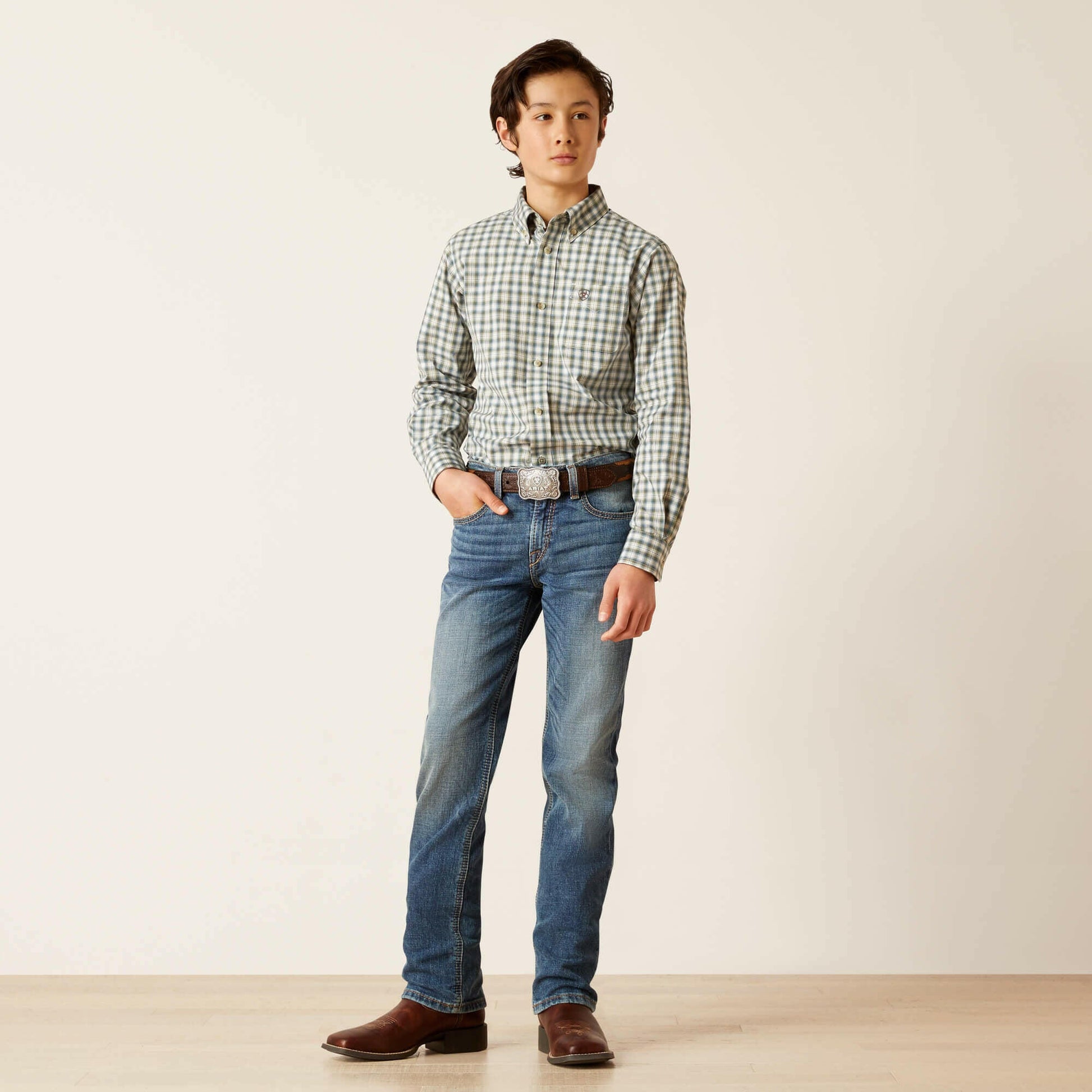 Ariat Boy'S B5 Slim Paul Straight Jean.