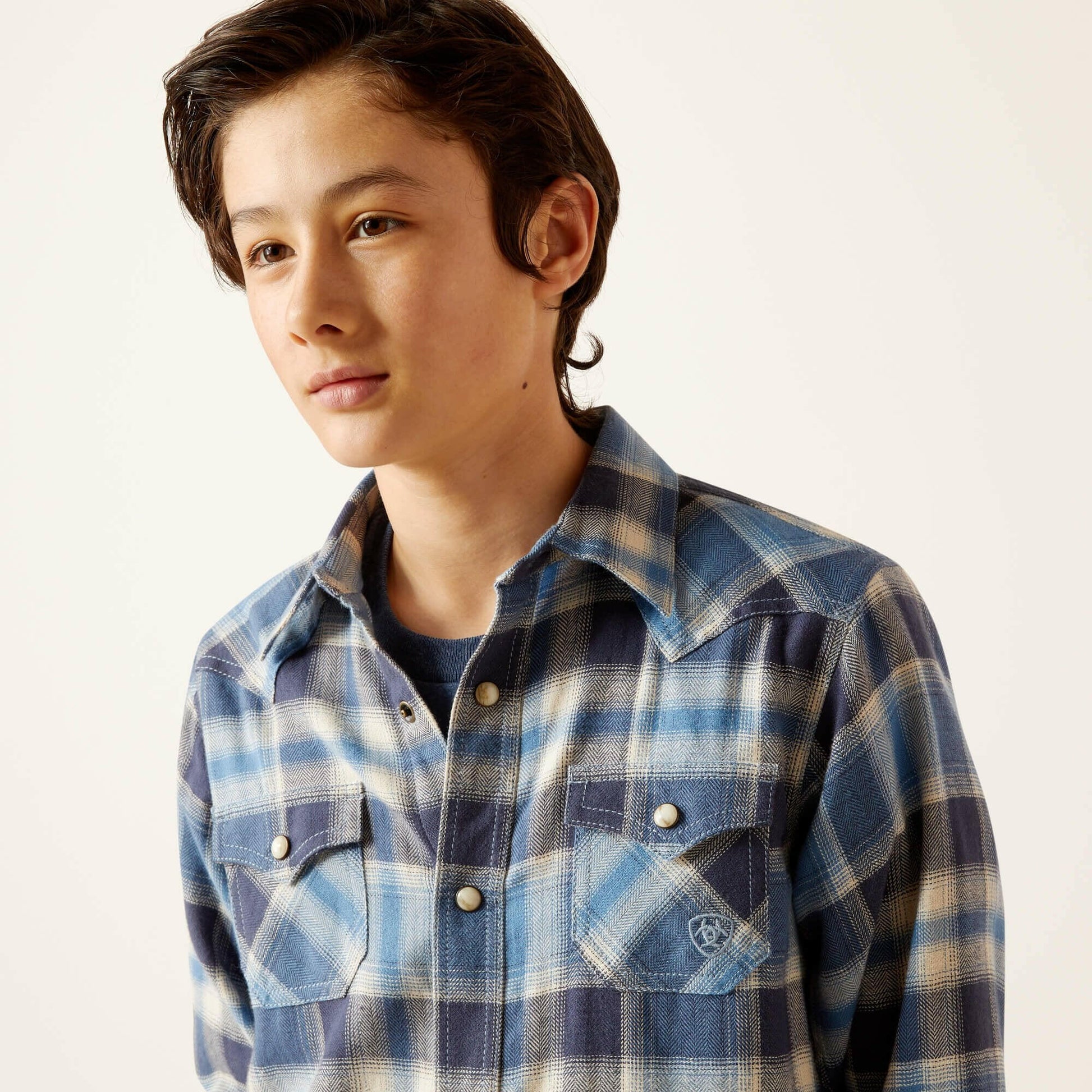 Ariat Boy's Hoyt Retro Fit Snap Front Shirt.