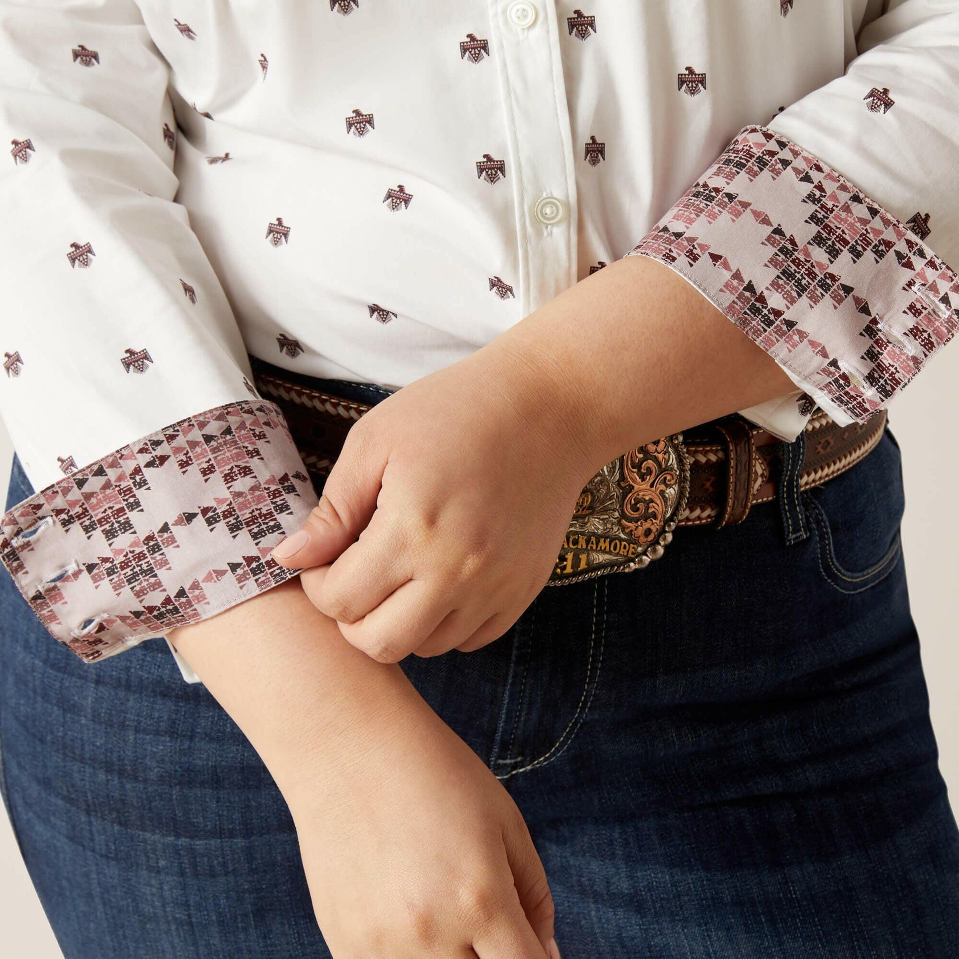 Ariat Women's Thunderbird Kirby Stretch Button Down Shirt.