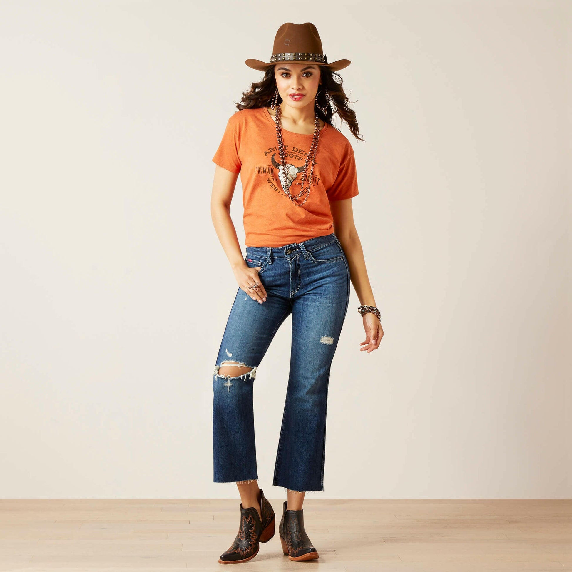 Ariat Women's Bison Skull T-Shirt.