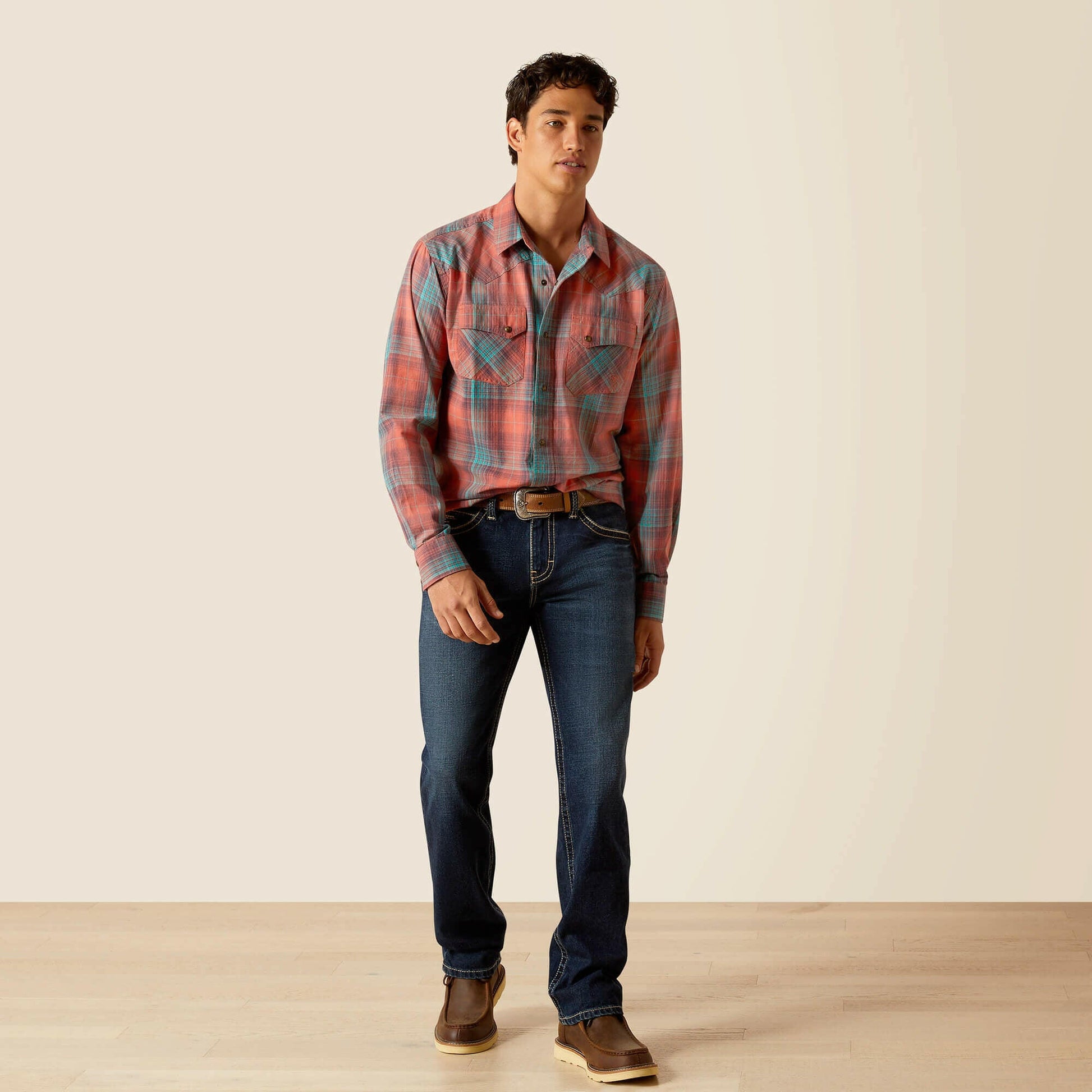 Ariat Men's Hernan Retro Fit Snap Front Shirt.