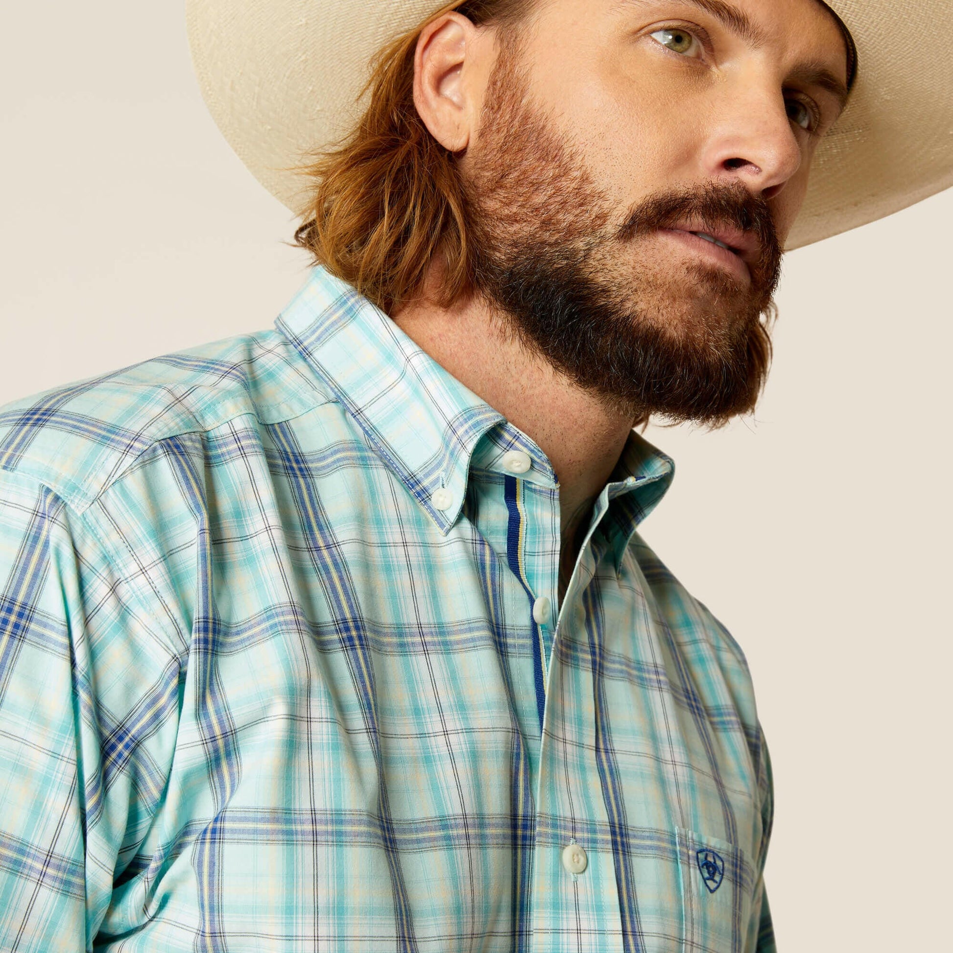 Ariat Men's Pro Series Classic Fit Button Down Shirt.