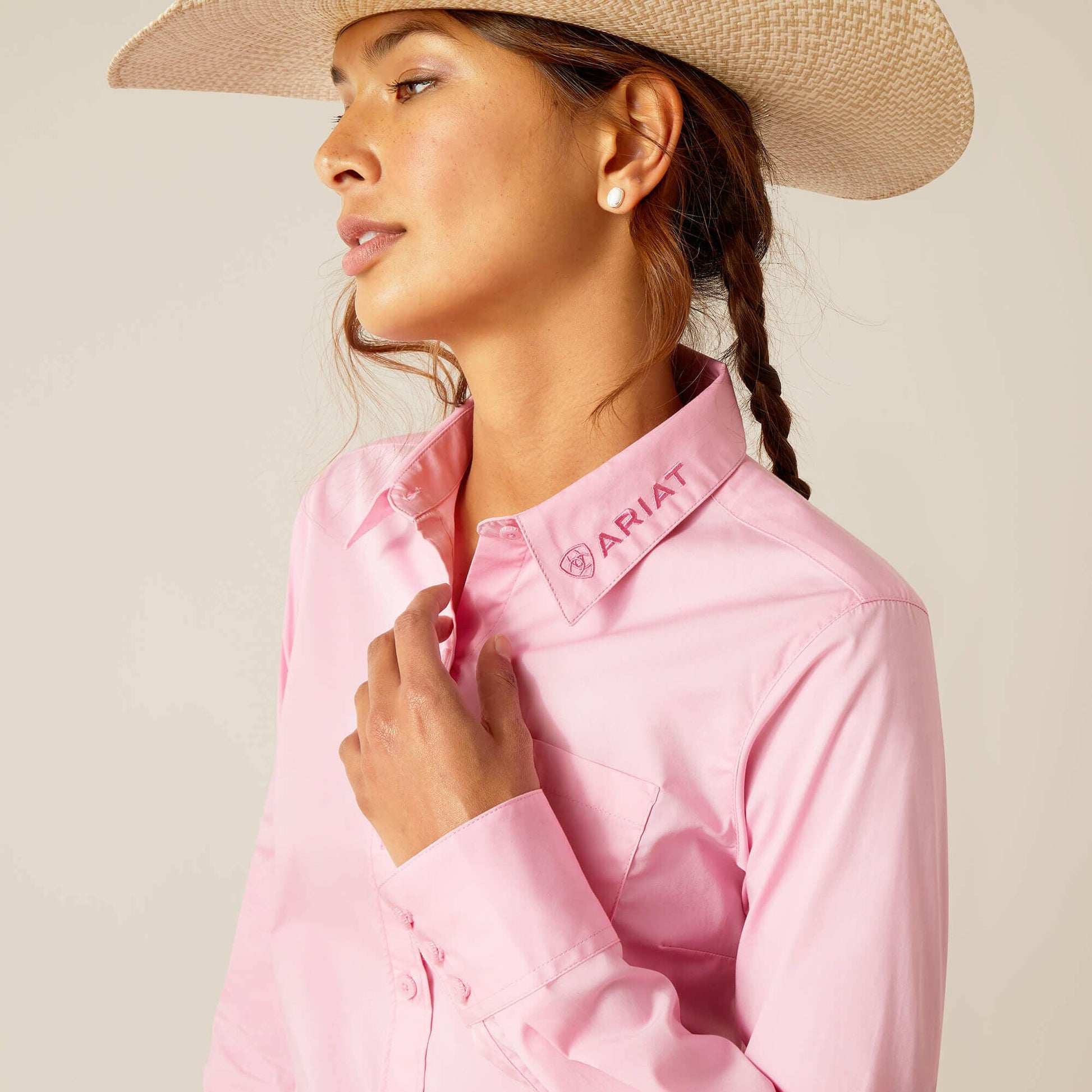 Ariat Women's Resist Team Kirby Stretch Button Down Shirt.