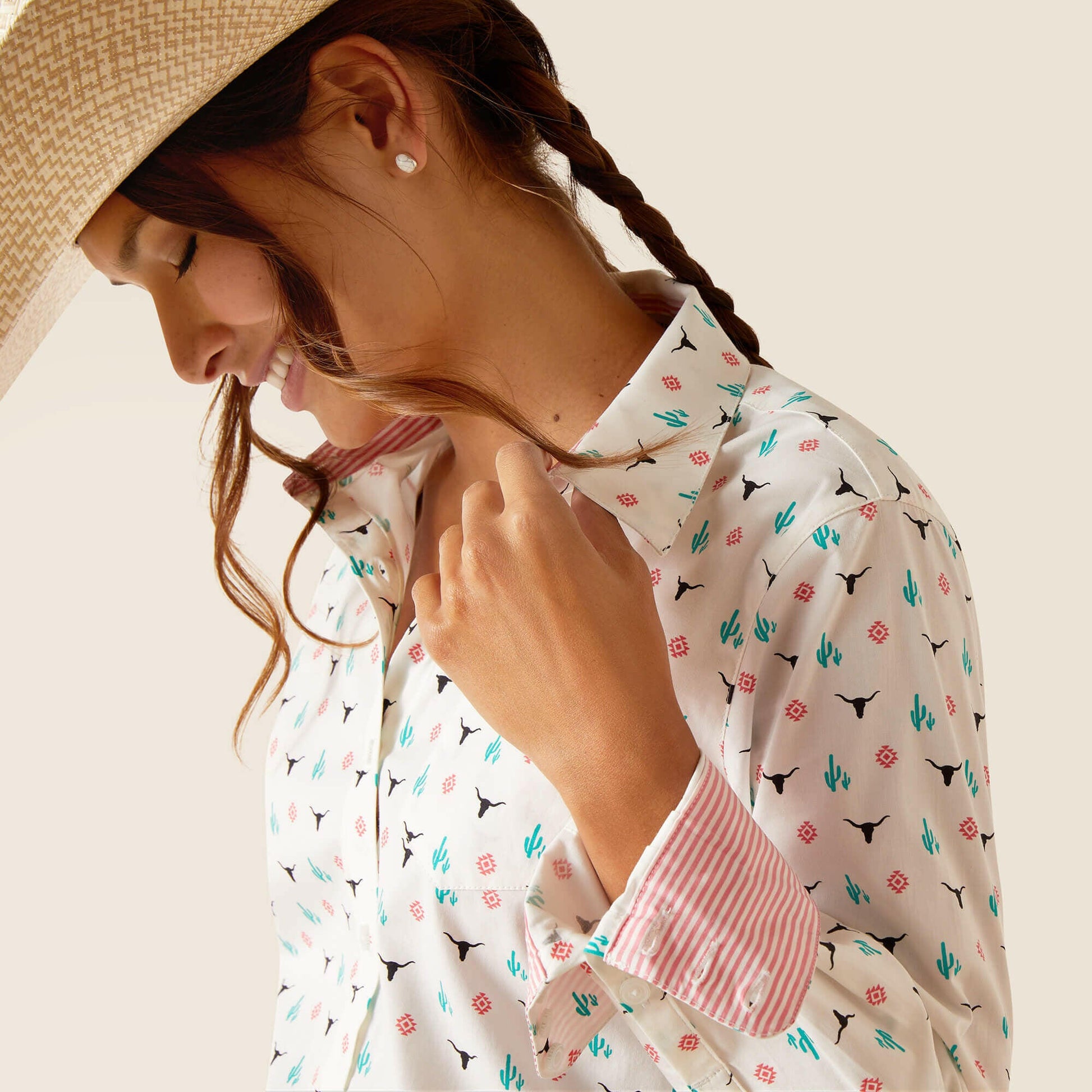 Ariat Women's Kirby Stretch Button Down Shirt.