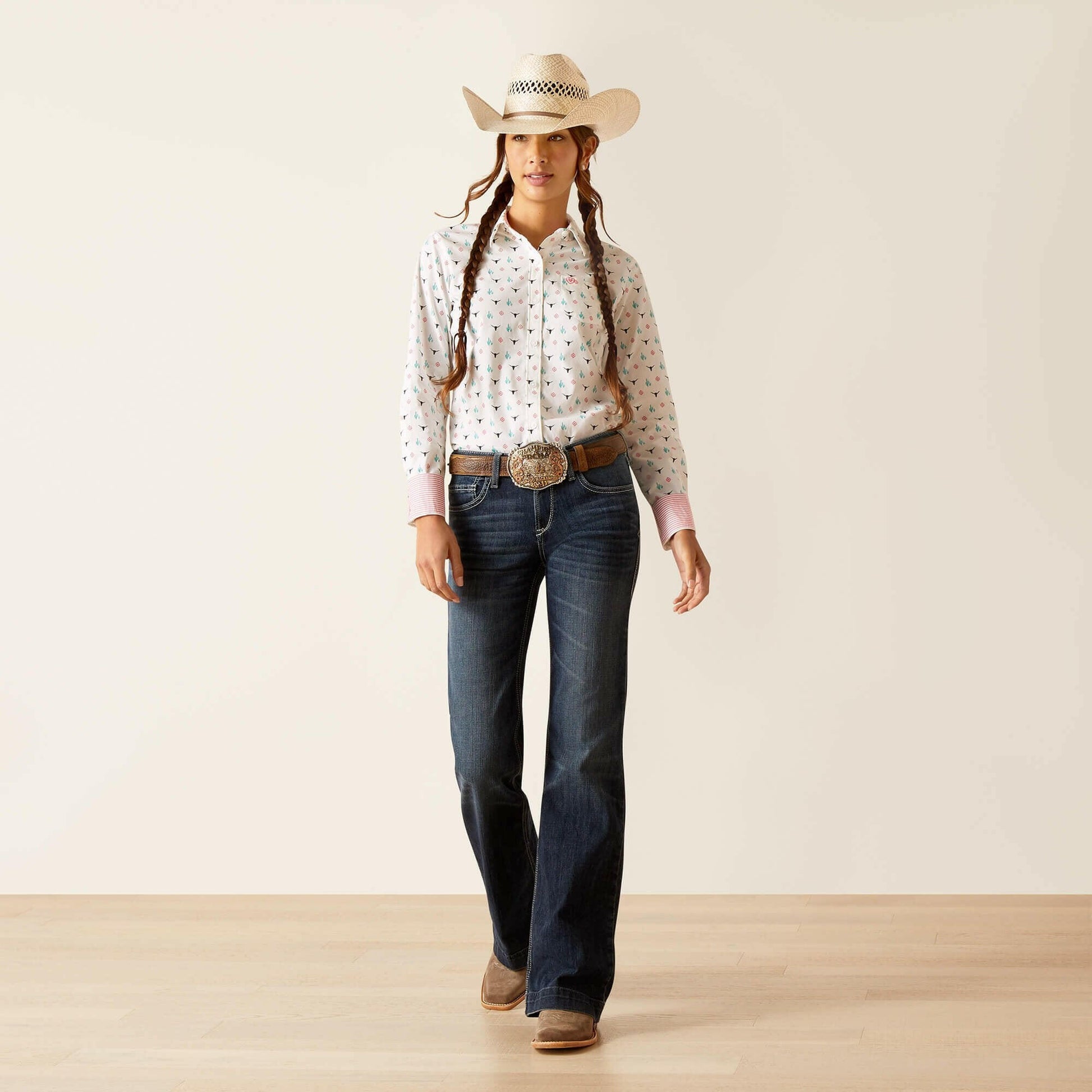 Ariat Women's Kirby Stretch Button Down Shirt.