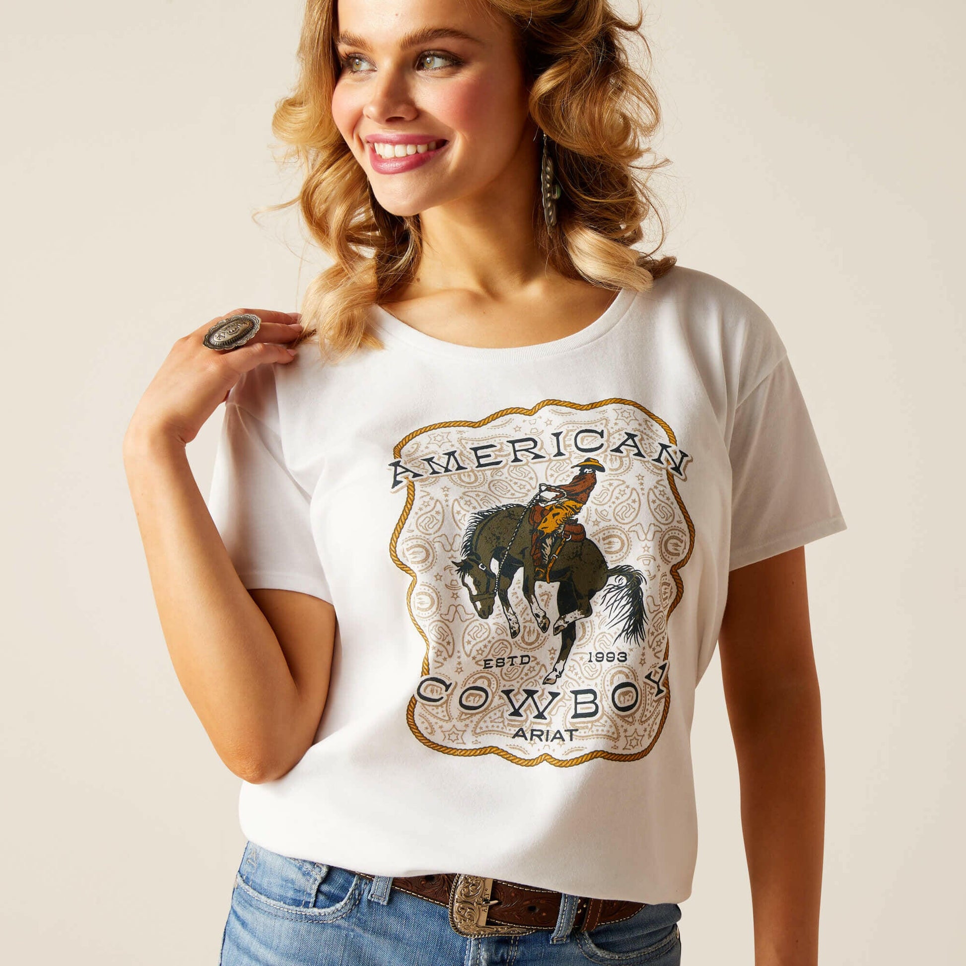 Ariat Women's American Cowboy T-Shirt.