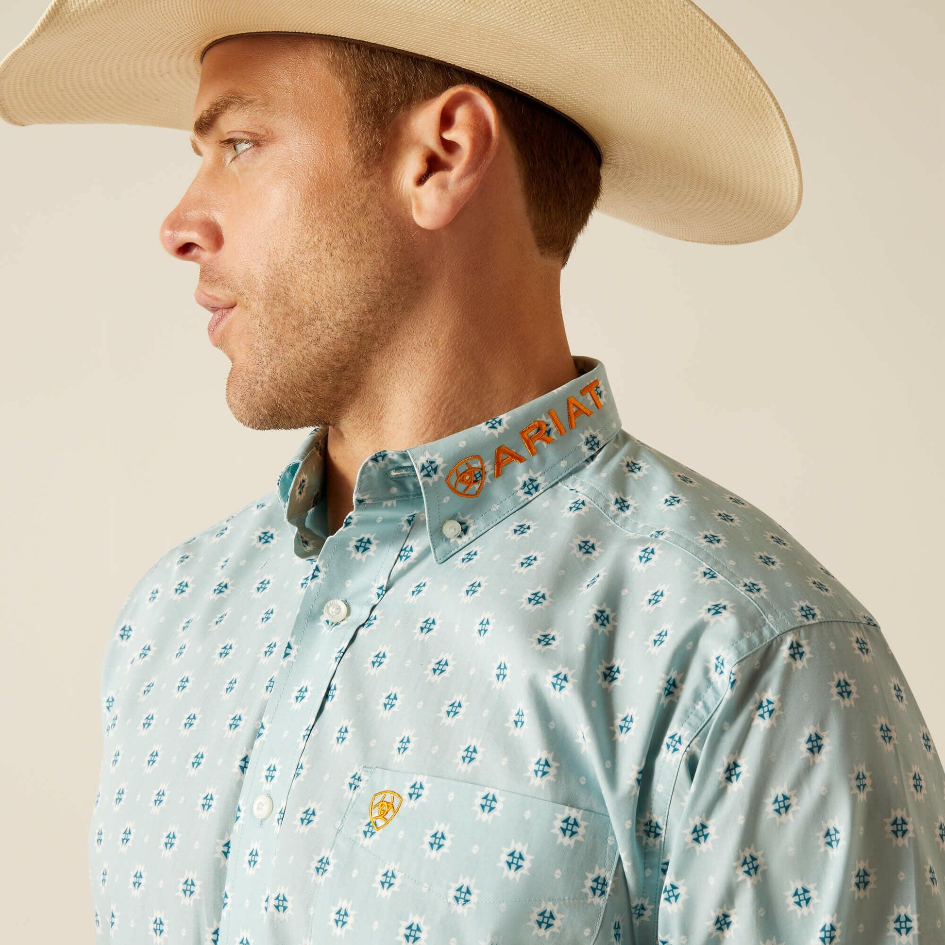 Ariat Men's Team Colton Classic Fit Button Down Shirt.