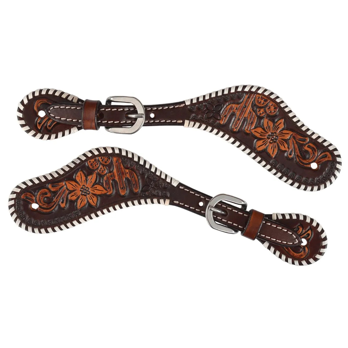 Circle Y Desert Women's/Youth Spur Straps 1018-35-SV
