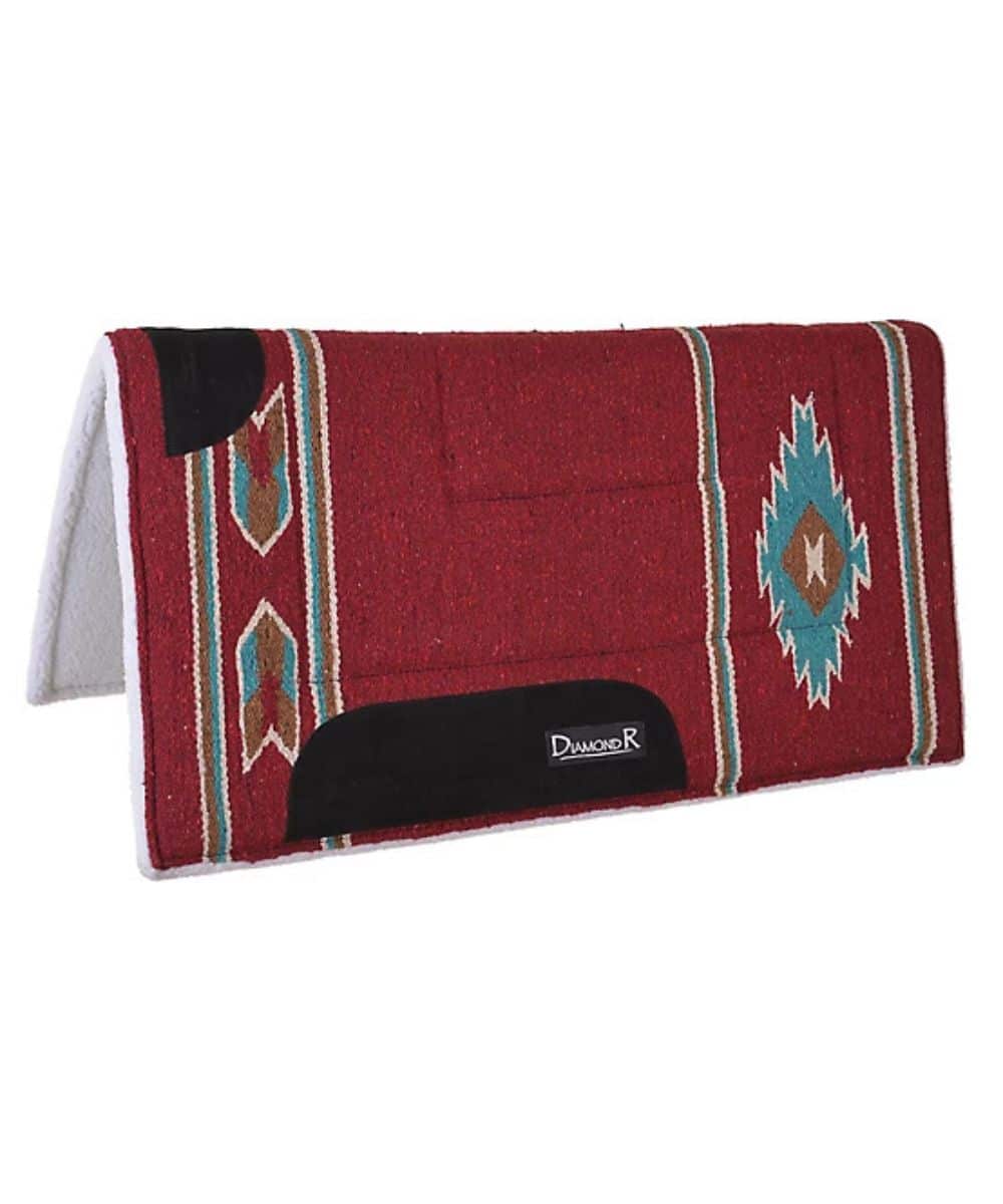 Reinsman Square Fleece Lined Pad 106-JJ7-RDF