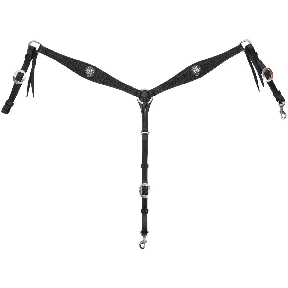 Circle Y Dark Rider Breast Collar 1075-20-AB