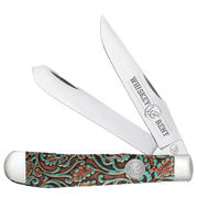 Whiskey Bent Tooled Rancher Trapper Knife WB11-63
