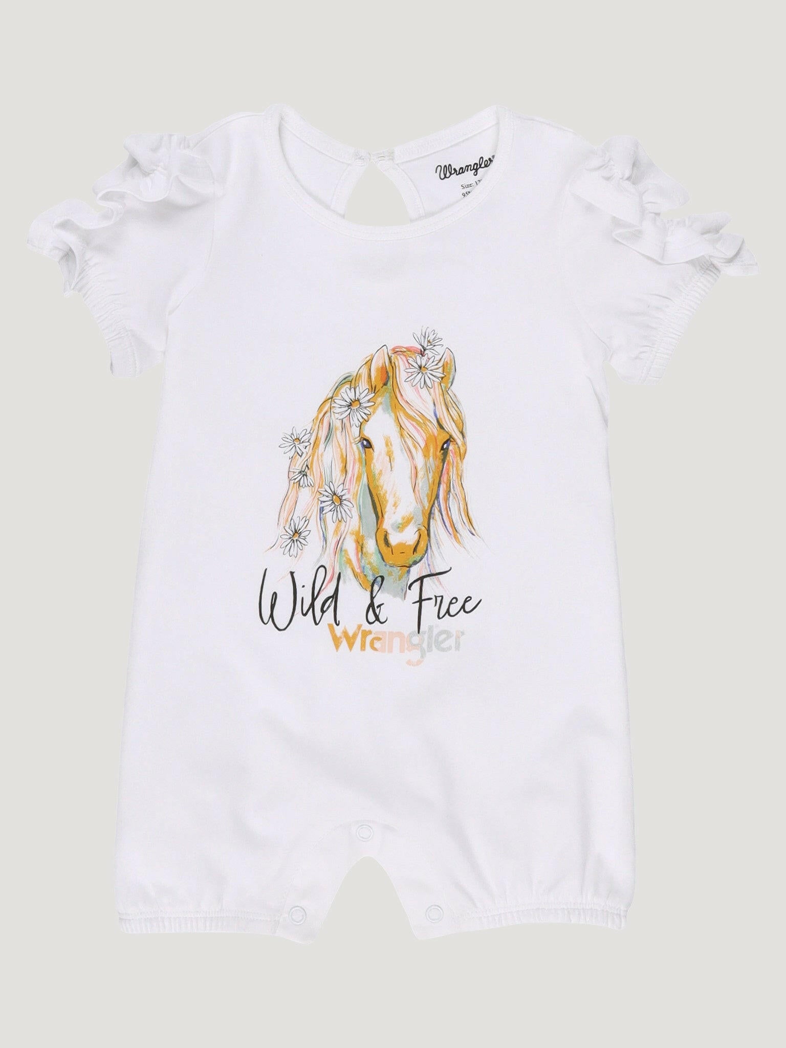 Wrangler Infant Girl’s Horse Romper.